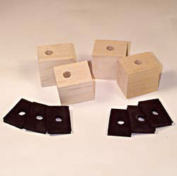 100587 - Bed Mounting Blocks and Pads Blocks and Pads