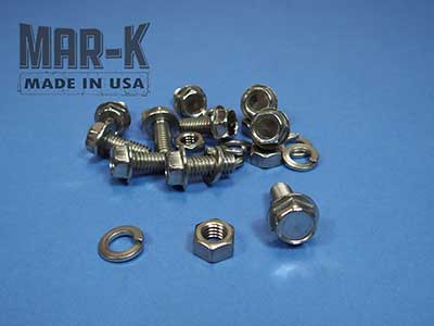 100615 - Front Bed Panel Hardware Polished Stainless
