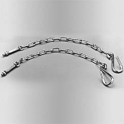 100662-IM - Tailgate Chains Polished Stainless Steel - Import