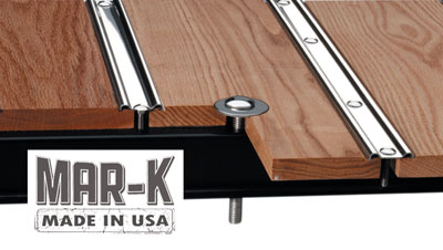101098 - Wood Bed Kits Oak Wood with Standard Mounting Holes, Polished Strips, and Hardware
