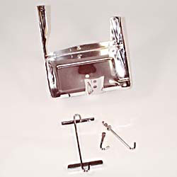 102528 - Battery Tray Parts Polished Stainless Steel Hold Down