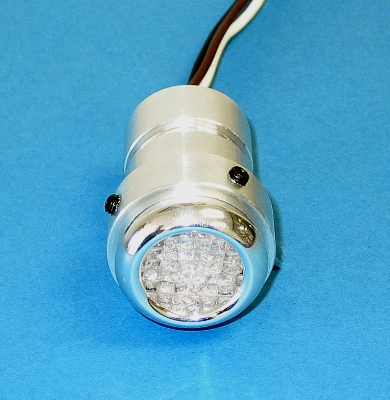 102863R - Billet Lights White LED Lights for 1-1/4" Diameter Hole