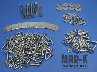 110362 - Bolt Kits Steel for Standard Angles, Bed Strips and Bed Wood with Standard Mounting Holes