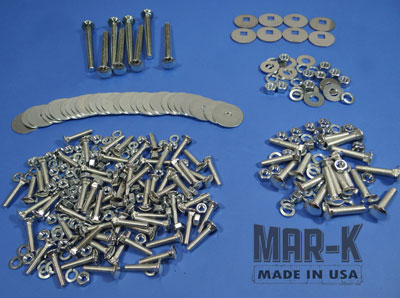 110365 - Bolt Kits Steel for Standard Angles, Bed Strips and Bed Wood with Standard Mounting Holes