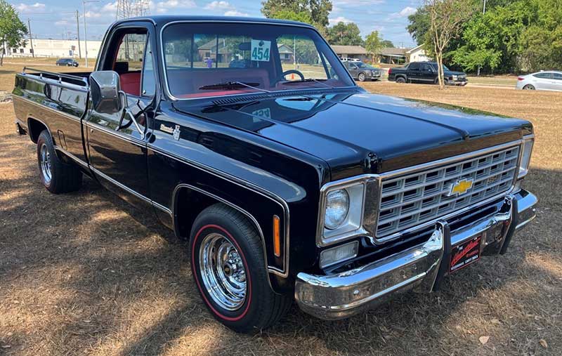 76 Chevy Silverado with MAR-K mouldings